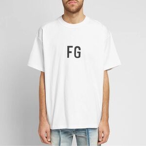 Fear of God FG tshirt - white
